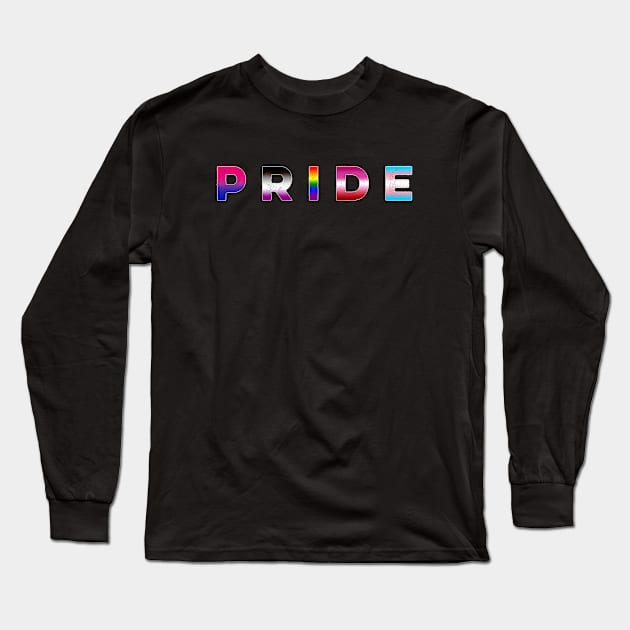 Pride Flags Long Sleeve T-Shirt by lezhangoutpod